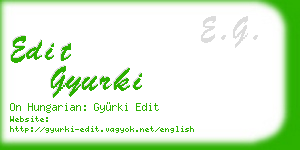 edit gyurki business card